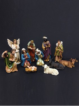 9" Nativity Set of 11 pcs